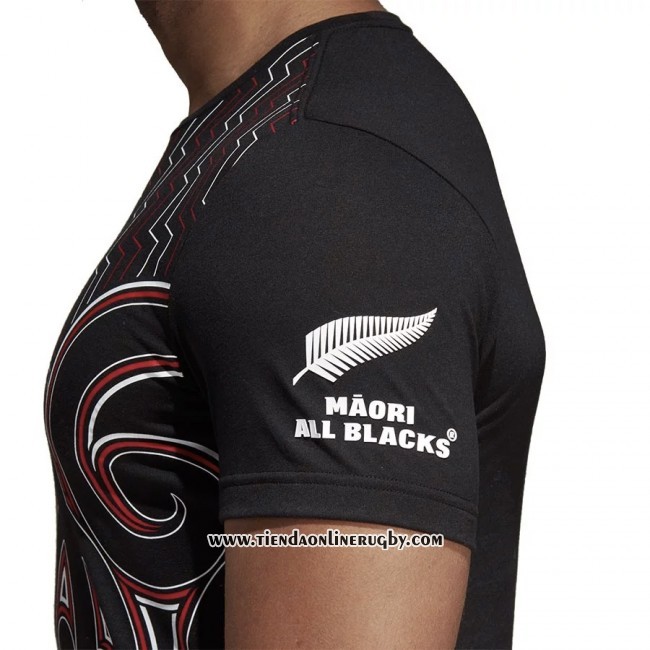 Camiseta Nueva Zelandia All Blacks Maori Rugby 2019 Brown